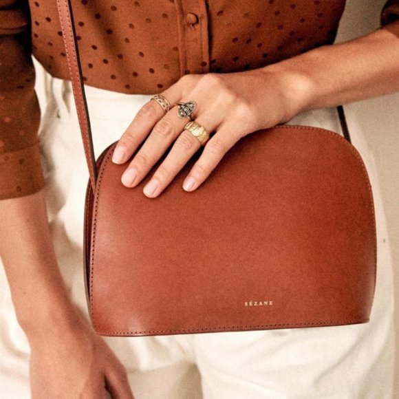 Sezane Handbags - Sézane Héritage Victor Bag (Chocolate)